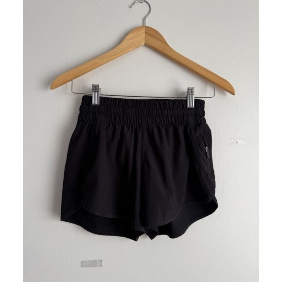 Lululemon Tracker Lined Black Short V 4" Running Training Outdoor Sweat Wicking - Picture 3 of 12